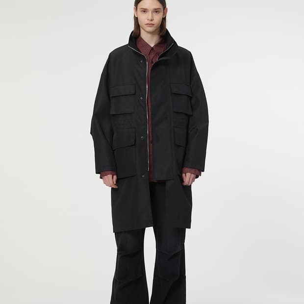 일꼬르소 ILCORSO 포켓 디테일 롱 야상 자켓