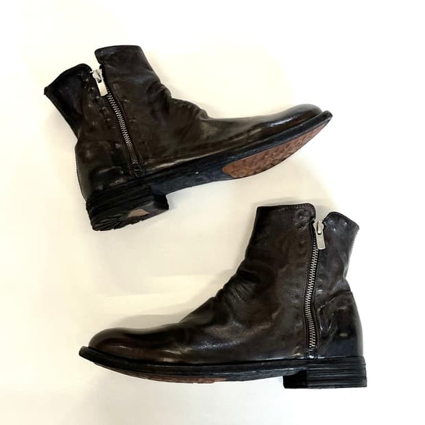 OFFICINE CREATIVE 오피치네 크레아티베 더블 지퍼 부츠