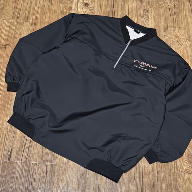 [M] 티조이드 미즈노 블랙 하프집업 바람막이 자켓