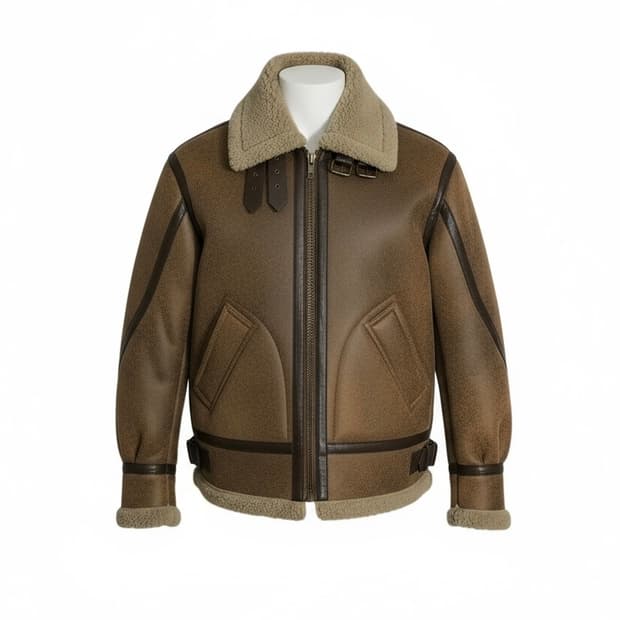 Hegir 무스탕 점퍼 s