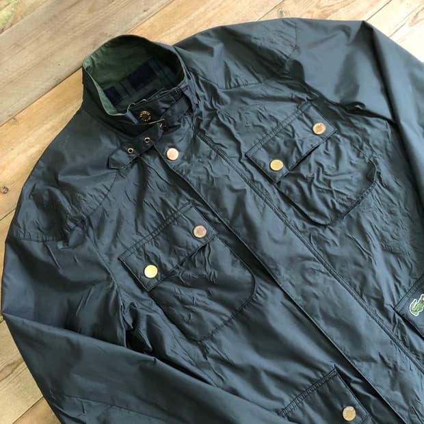 [100] Lacoste 나일론 인터네셔널 형식 자켓