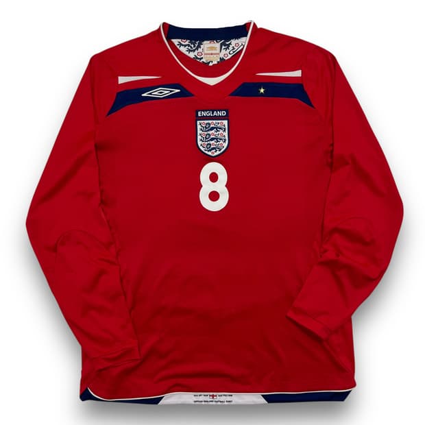 Umbro 2008-10 England Away Long Shirt