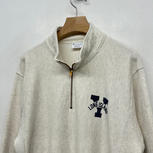 챔피온 리버스위브 롱아일랜드 하프집업 맨투맨