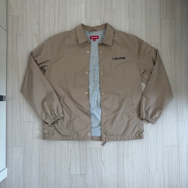 슈프림 1-800 코치 자켓 m