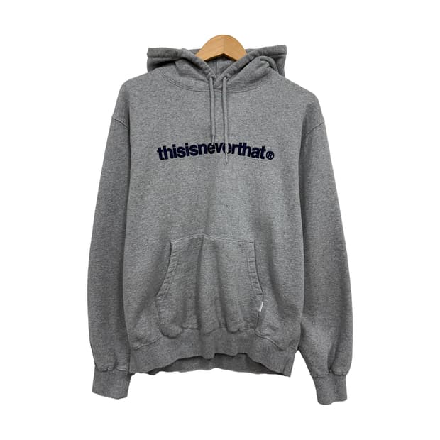 thisisneverthat T-Logo gray hoodie