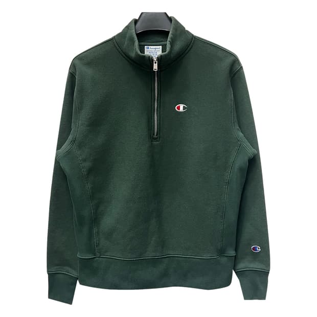 챔피온 리버스위브 반집업 맨투맨 해외 M