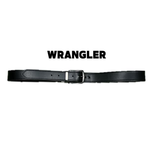 (OS) 랭글러 버니쉬드 앳지 리버시블 벨트 블랙/브라운