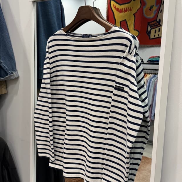 Saint James 세인트 제임스 스트라이프 롱슬리브 (France)