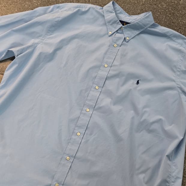 POLO 폴로 스카이블루 반팔셔츠
