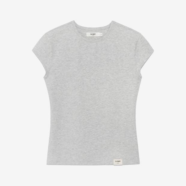 G SLIM TEE (MELANGE GRAY)