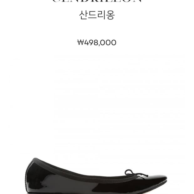 레페토 산드리옹 37사이즈(1번 착용)