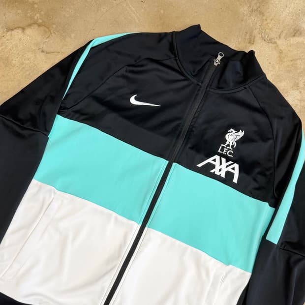 L 나이키 리버풀 FC 196 앤섬 트랙 자켓
