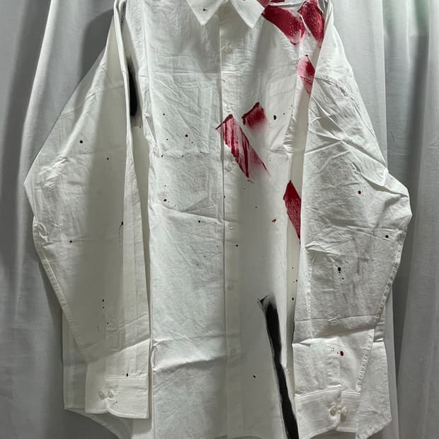 테이크이지/ 페인팅 오버 셔츠/ L