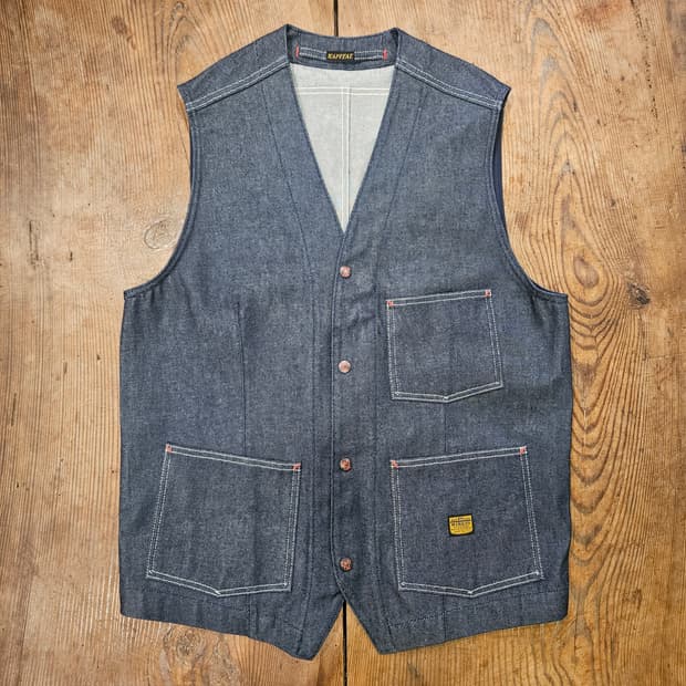 케피탈 데님 베스트 