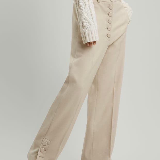 66 새상품 조셉 Joseph 정가120 캐시미어 울 정장 팬츠 겨울바지