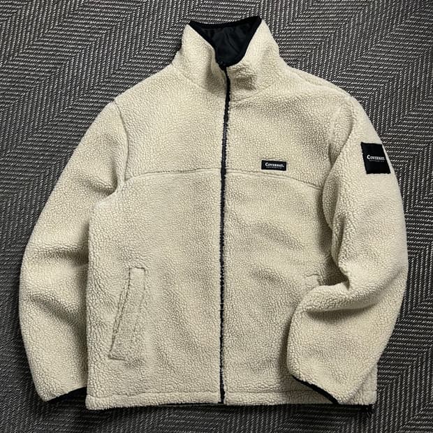 커버낫 빅로고 리버시블 플리스 자켓o 4526