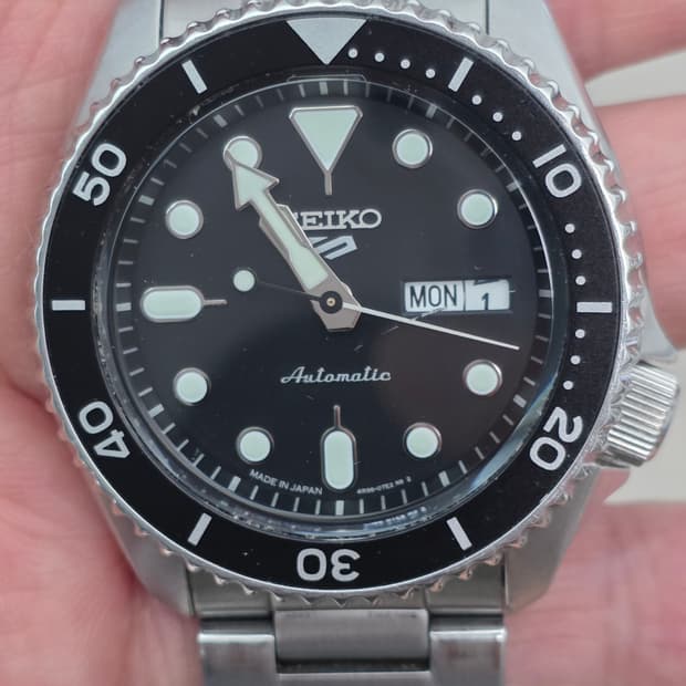 세이코(SEIKO)5 오토메틱 Sports 다이버 SRPD55K1 시계 
