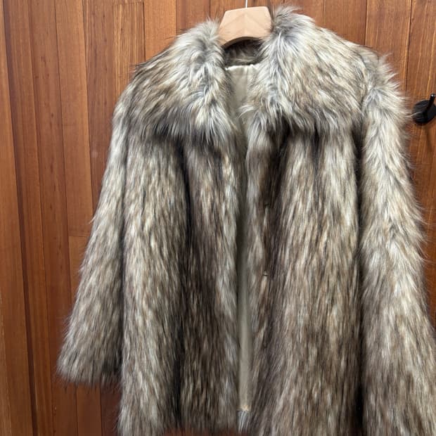 오네갸루 히메갸루 브라운 퍼자켓 