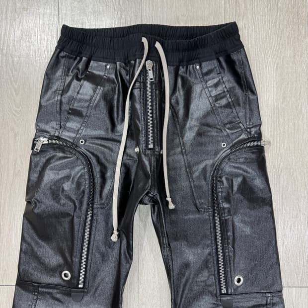 릭오웬스 24fw 바우하우스 코팅 팬츠 50size