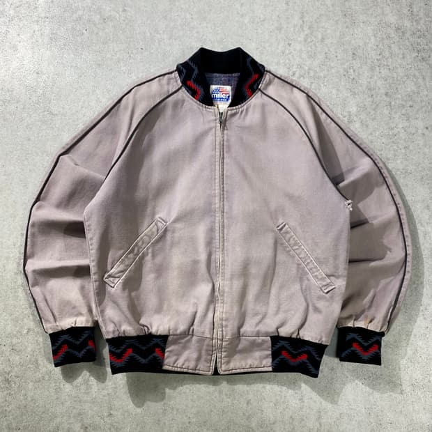 [US S] 90s USA Miller 디스트레스드 아즈텍 워크자켓