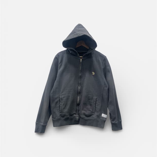 폴스미스 그레이 자수로고 후드집업 M