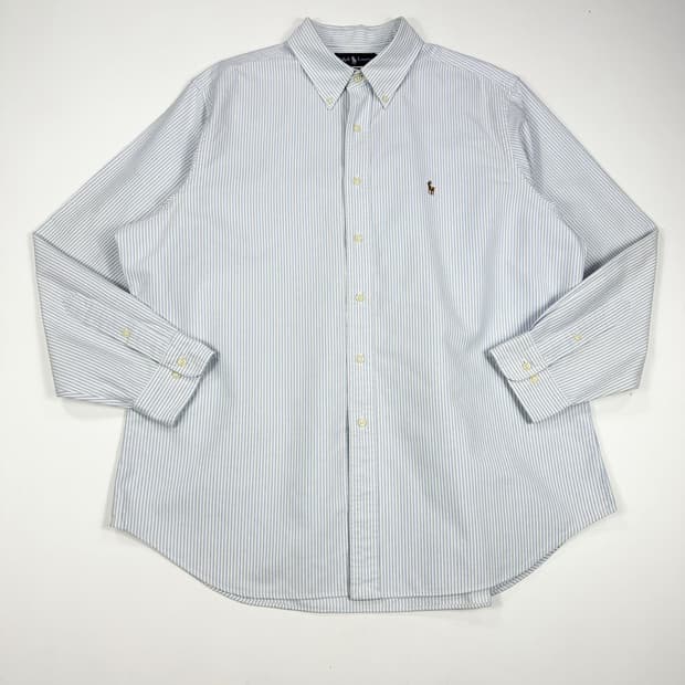 폴로 랄프로렌 클래식핏 스트라이프 옥스포드 셔츠 XL