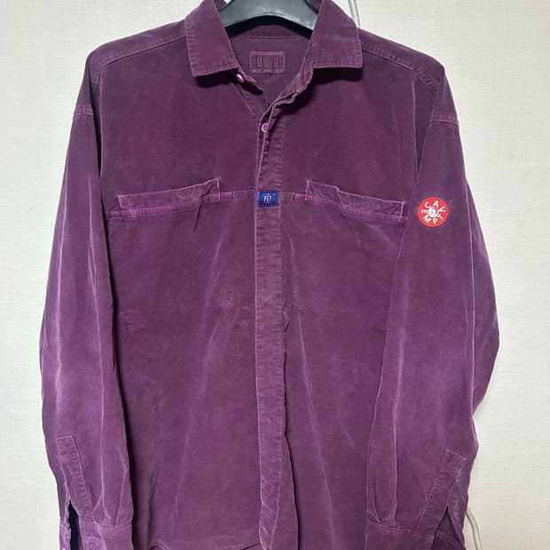 [L]카브엠트 오버다이 코듀로이 셔츠