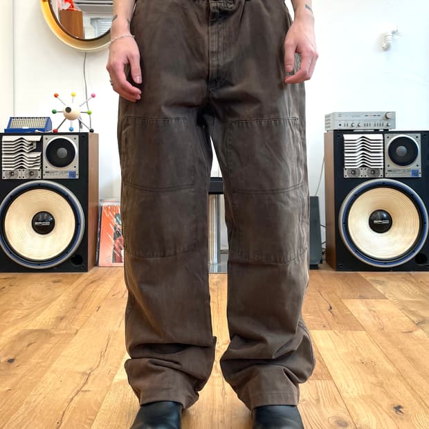 [34] CP컴퍼니 워시드 코튼 더블니 팬츠