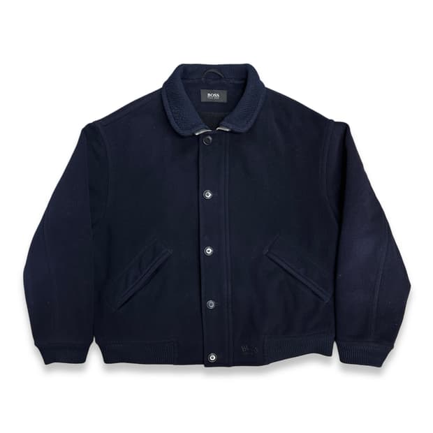 00s HUGO BOSS 네이비 울 자켓 54