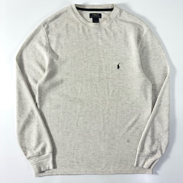 Polo  폴로 랄프로렌 자수 와플 니트 티셔츠 