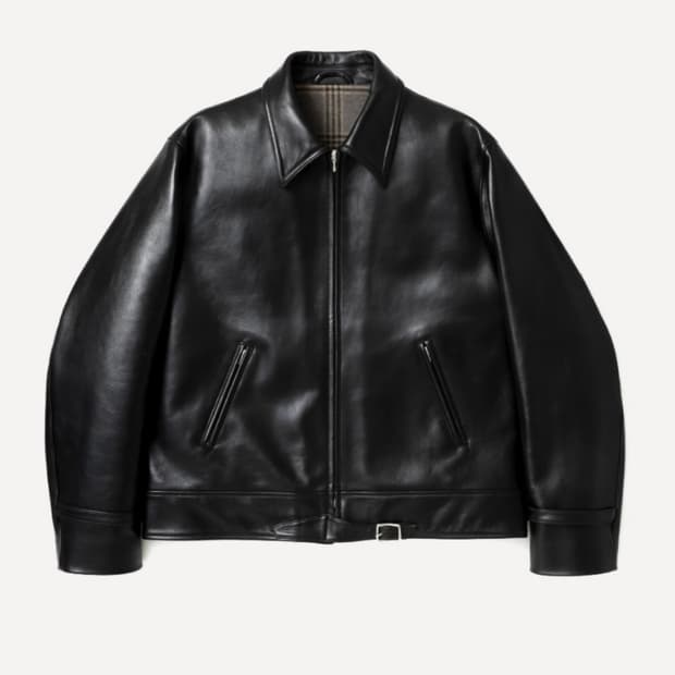 A.PRESSE 26SS Leather French Riders