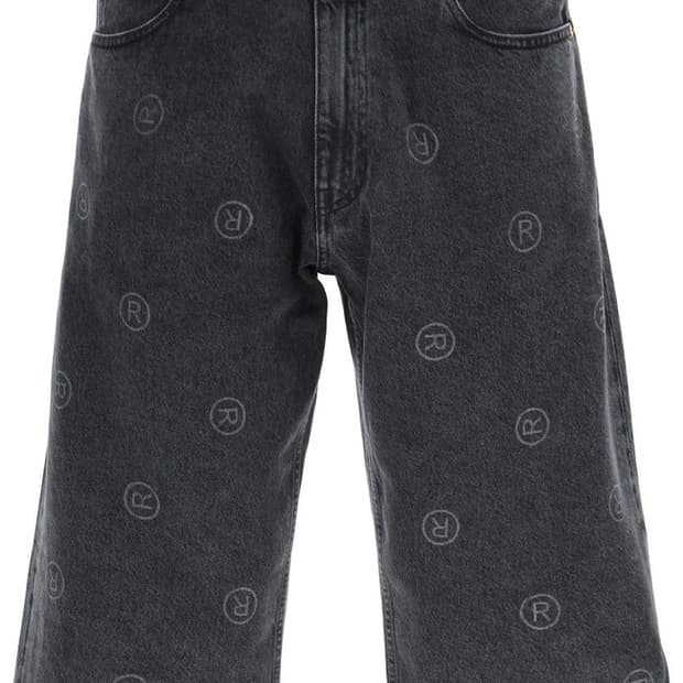 마틴로즈 모노그램 데님 쇼츠