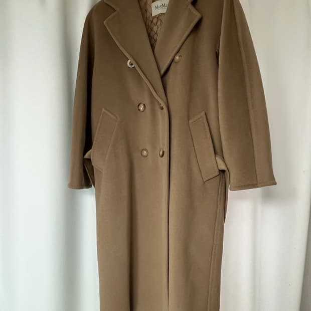막스마라 101801 아이콘 코트 - 카멜 컬러 / 34 사이즈