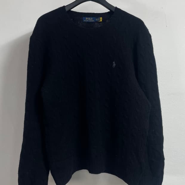 폴로 랄프로렌 캐시미어 혼방 케이블 니트 (on.388)