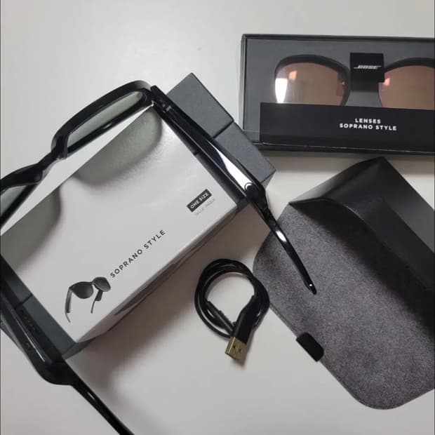 보스 프레임 소프라노 스타일 블루투스 선글라스