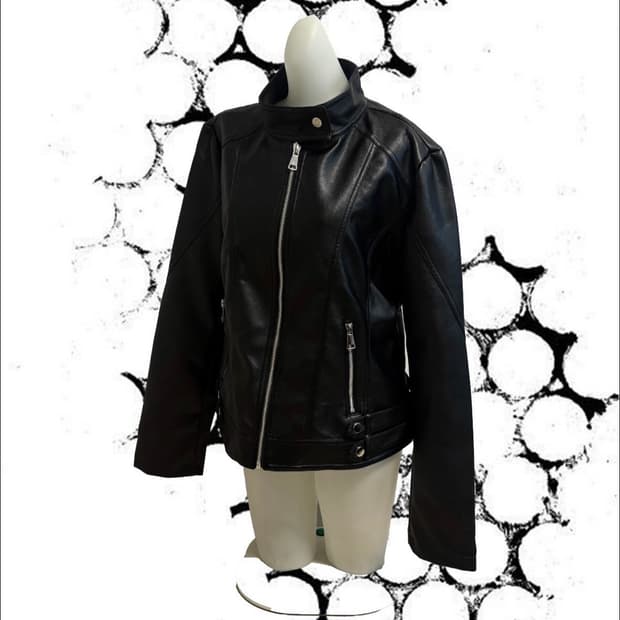 Rider leather jacket