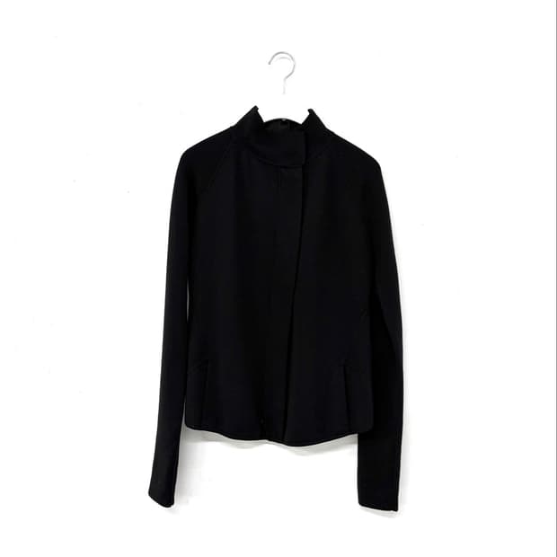 Helmut Lang Wool Mock Neck Jacket