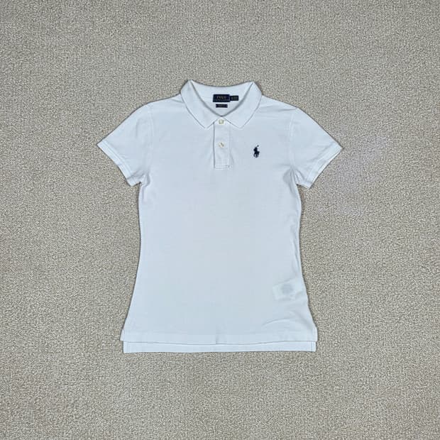 [폴로 랄프로렌] 스키니 핏 포니 로고 카라 반팔 티셔츠 | S00039