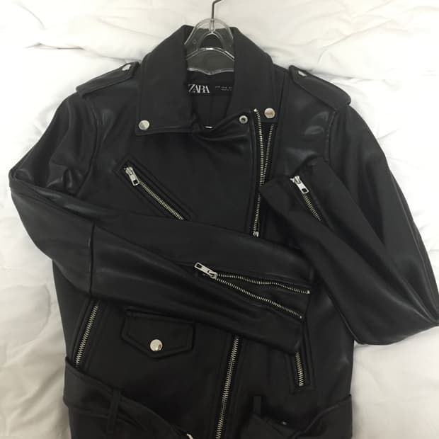 Zara 자라 가죽 자켓