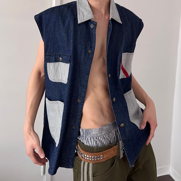 Budweiser 히코리 데님 베스트