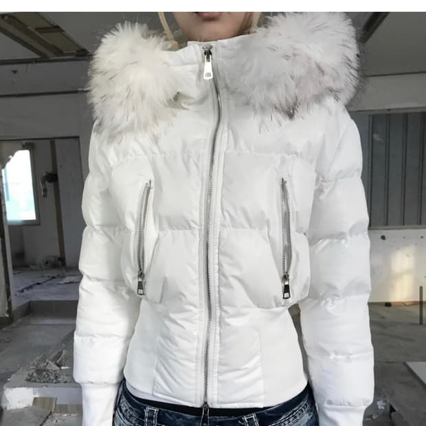 Kyoiii GRACIER ZIP CROP PUFFER