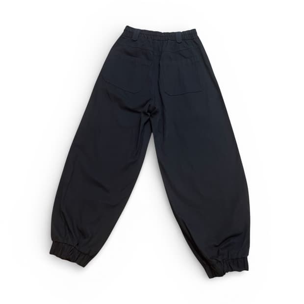 엘무드 빅브라더 와이드 조거 팬츠 블랙