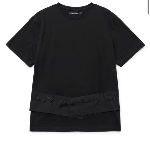 해칭룸  Belted Tee Black