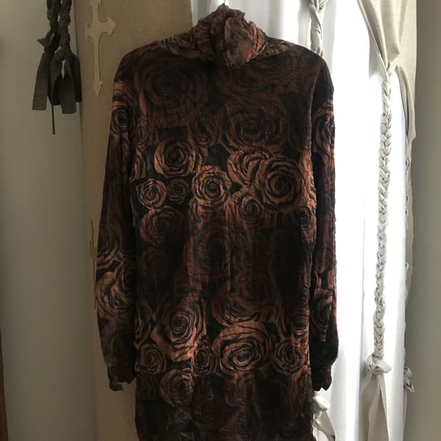 vintage pattern mash top