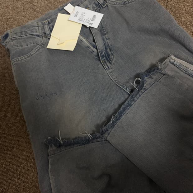 [1]  폴리테루 리빌드 고시마 데님 002 블루그레이