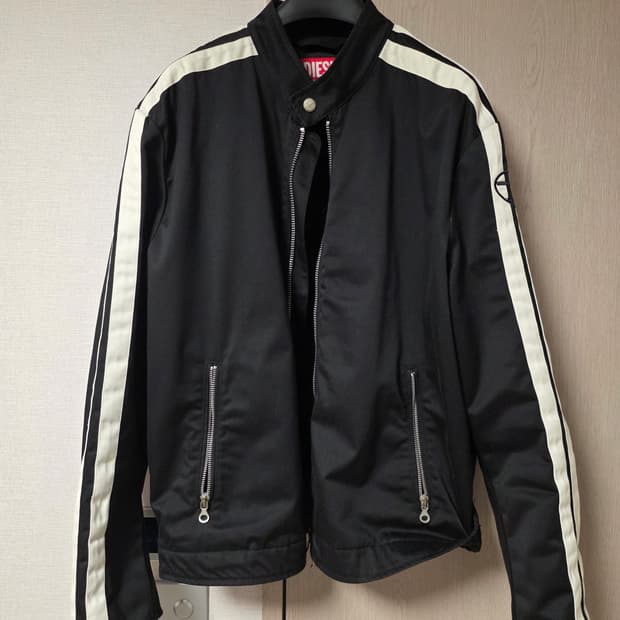 디젤 J-Beak 바이커자켓 블랙 DIESEL J-Beak 