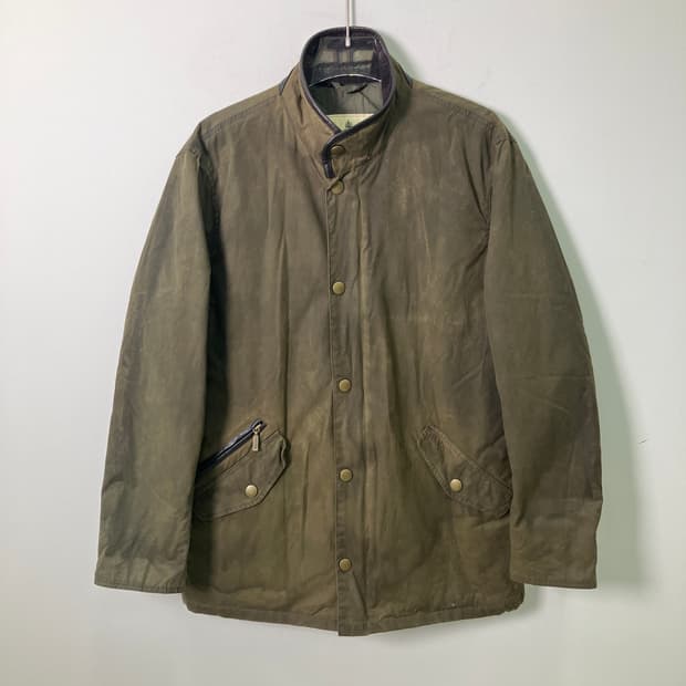 바버 프레스트버리 왁스 자켓 M