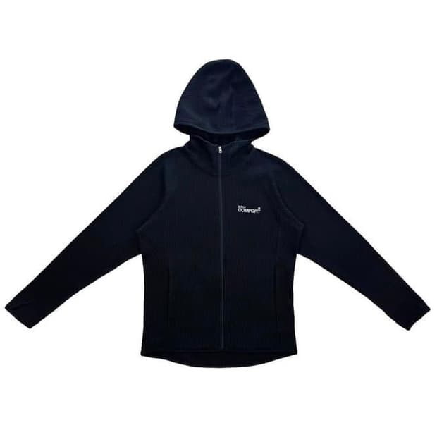 jichoiCOMFORT 24-001 WAFFLE ZIP HOODIE