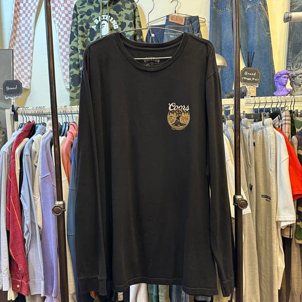 브릭스톤 쿠어스 콜라보 롤슬리브 블랙 2XL