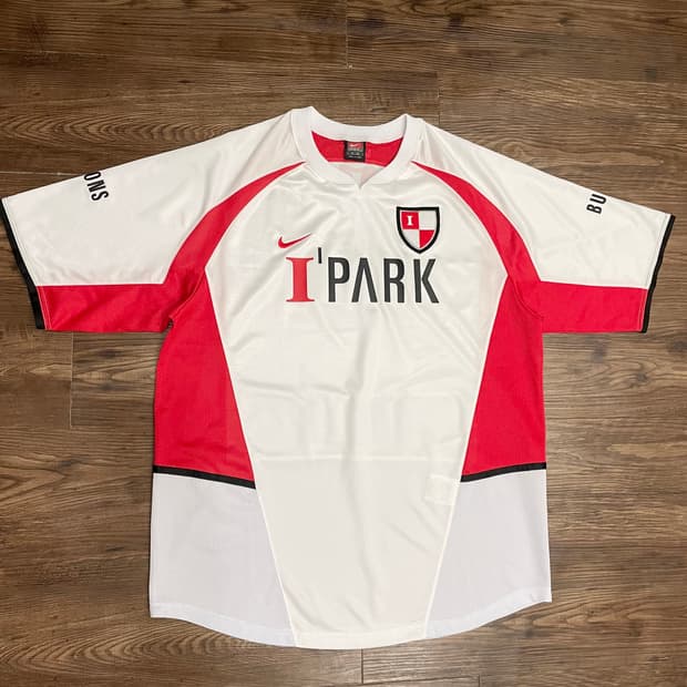 02-03 나이키 부산아이파크 축구 반팔 져지 유니폼